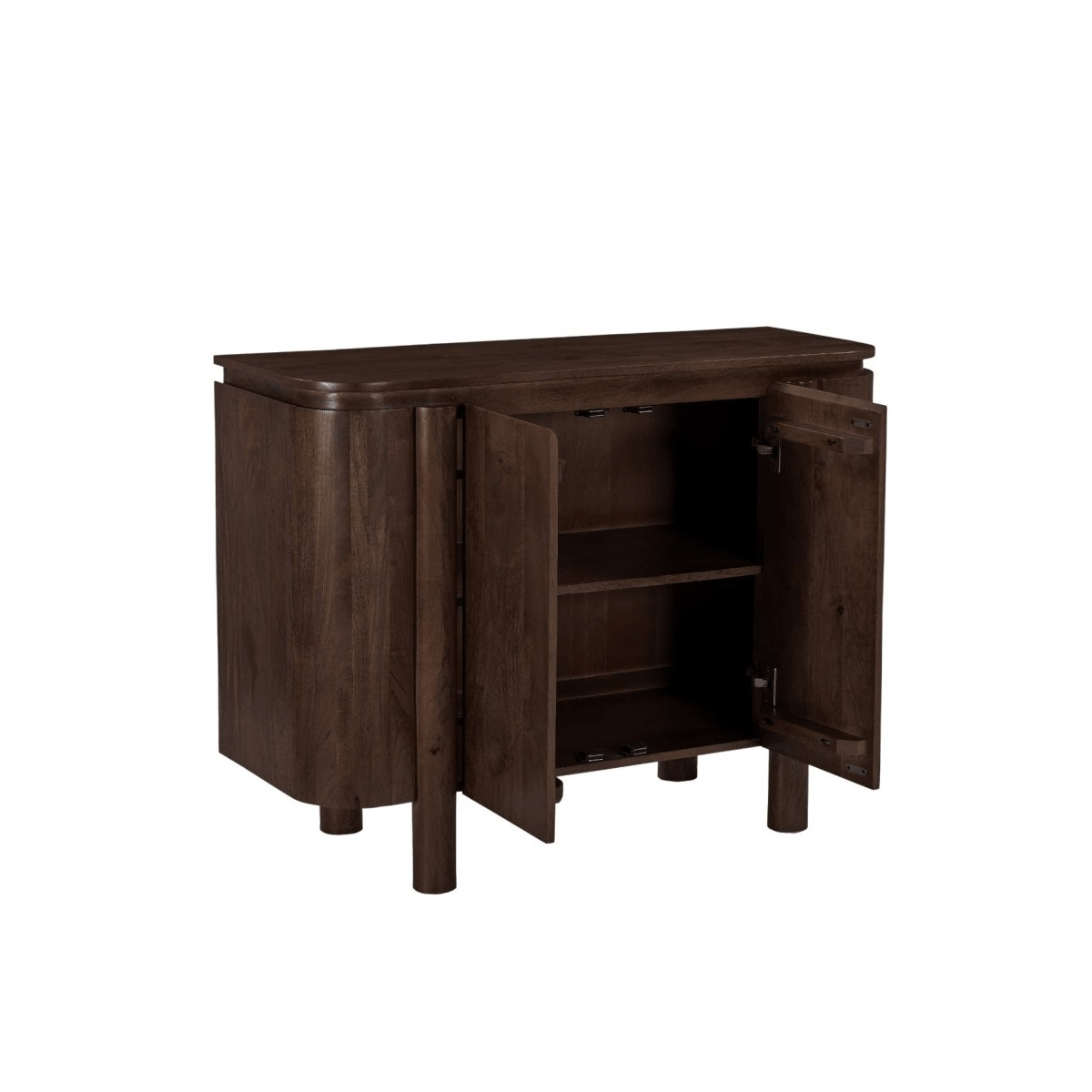 Mangohouten dressoir bruin 105cm