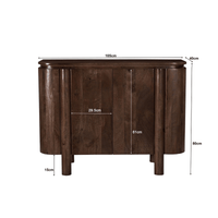 Dressoir Salano Brown 105 cm