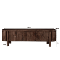 TV Meubel Salano Brown 170 cm