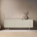 Mangohouten tv meubel wit 170cm