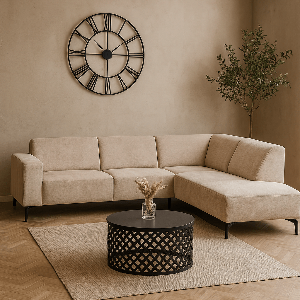 Hoekbank Sevilla 4-zits Rechts Beige