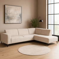 Hoekbank Sevilla 4-zits Rechts Beige Mahom