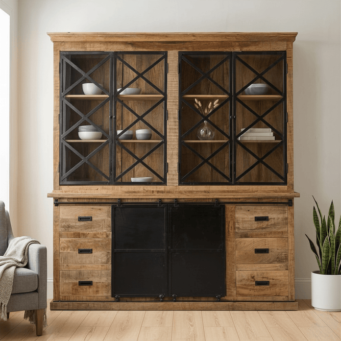 Mangohouten Eettafel Tulsa