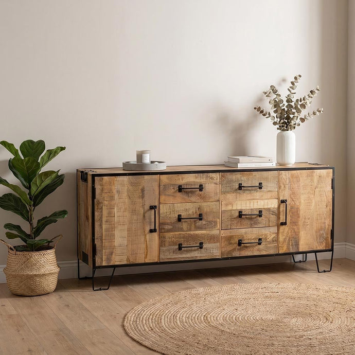 Mangohouten Dressoir Baltimore 190 cm Mahom