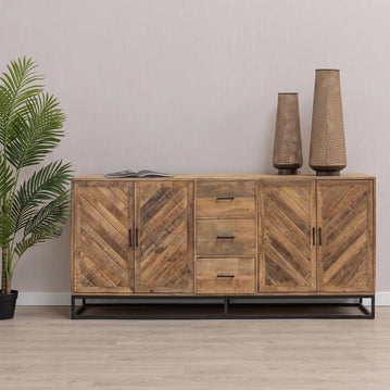 Mangohouten Dressoir 200 cm