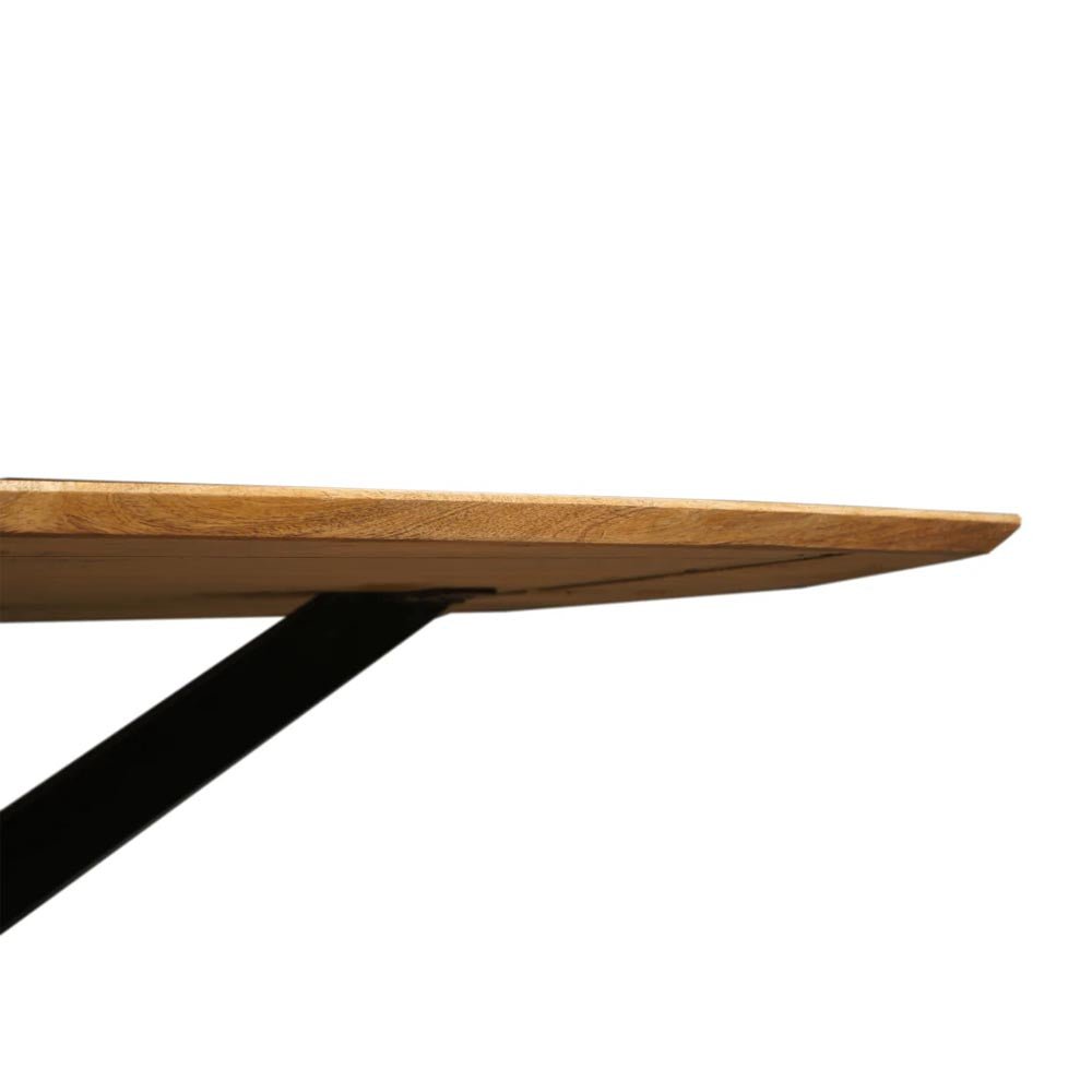 Mangohouten Eettafel Vicenza Deens Ovaal 210x100 cm Mahom