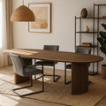 Mangohouten eettafel walnoot 260x120cm