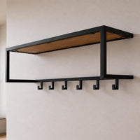 Mangohouten Kapstok 78x30x26 cm Mahom