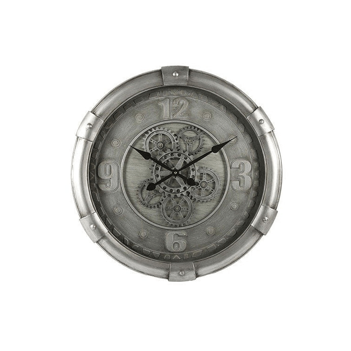 Klok Darlington S zilver Ø62cm
