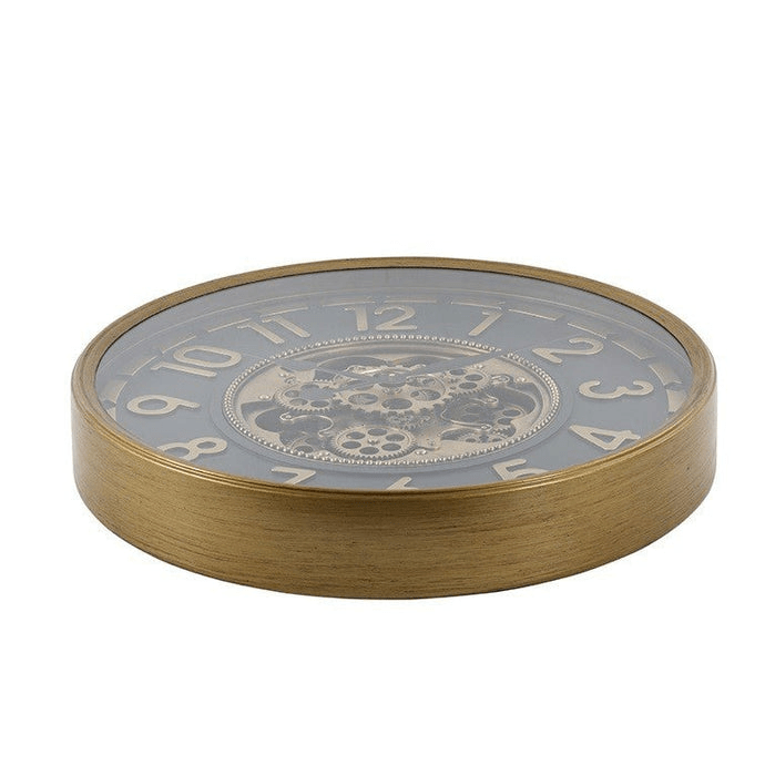 Wandklok Ceulen S zwart/goud Ø60cm