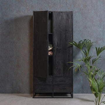 Mangohouten Kast Florence 90 cm