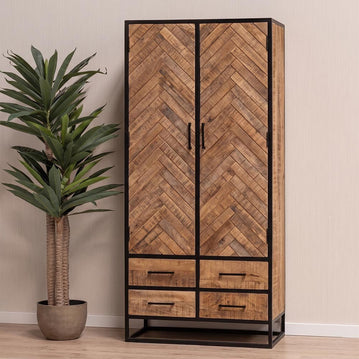Mangohouten Kast 90 cm