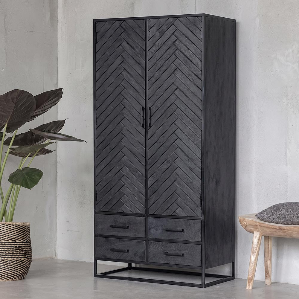 Mangohouten Kast 90 cm