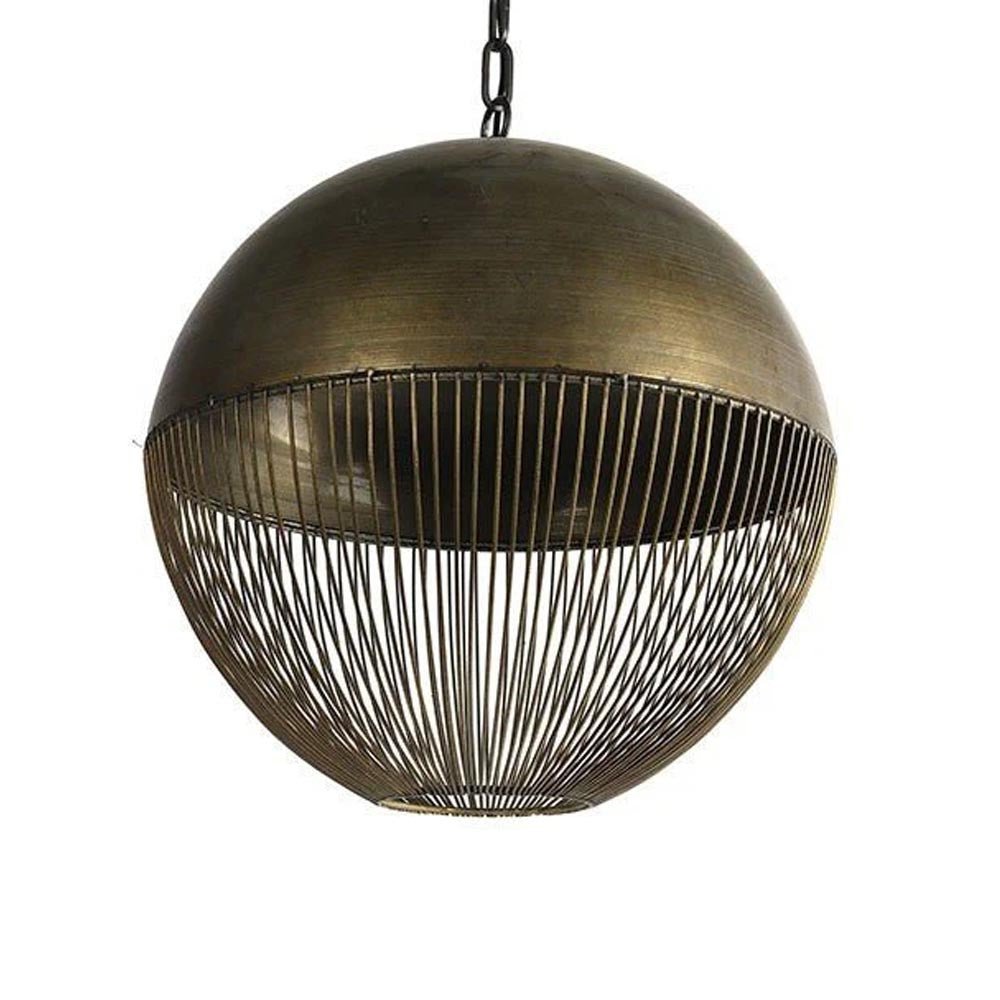 Hanglamp Kaspian M brons