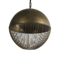 Hanglamp Kaspian M brons
