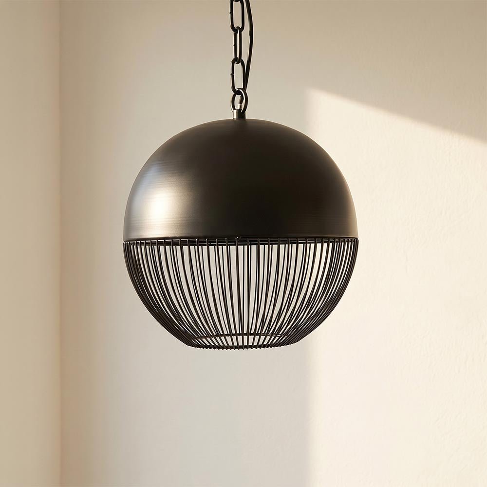Hanglamp Kaspian S Zwart