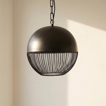 Hanglamp Kaspian S Zwart