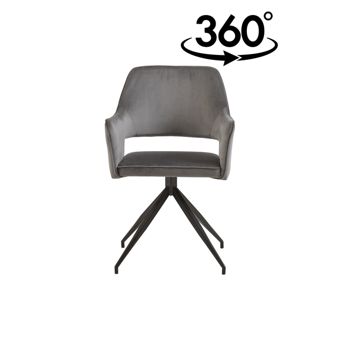 Eetkamerstoel Paris Grijs