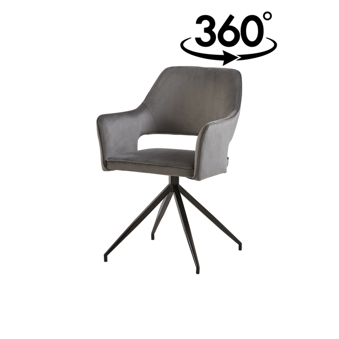 Eetkamerstoel Paris Grijs