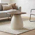 Salontafel van mangohout met witte poot