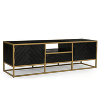 Mangohouten TV Meubel Napels 165 cm Goud Mahom