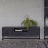 Mangohouten TV Meubel 165 cm