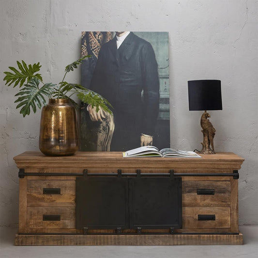 Mangohouten TV Meubel Portland 140 cm Mahom