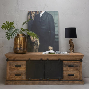 Mangohouten TV Meubel Portland 240 cm Mahom