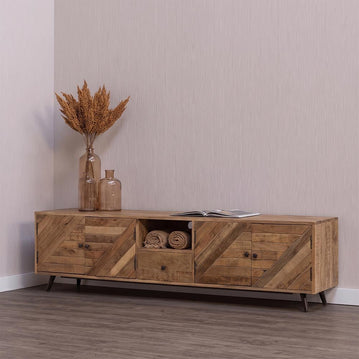 Mangohouten TV meubel 