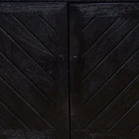 Mangohouten TV Meubel Reno Black 200 cm Mahom