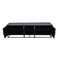 Mangohouten TV Meubel Reno Black 200 cm Mahom