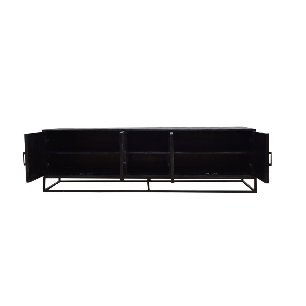 Mangohouten TV Meubel Reno Black 200 cm Mahom