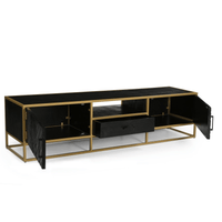 Mangohouten TV Meubel Napels 210 cm Goud Mahom