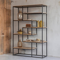 Mangohouten Vakkenkast Chicago 120 cm Mahom