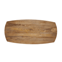 Mangohouten Eettafel Nova Deens ovaal 160×90 cm Mahom