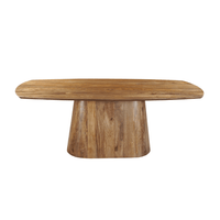 Mangohouten Eettafel Nova Deens ovaal 160×90 cm Mahom