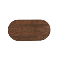 Mangohouten Eettafel Nova capsule donkerbruin 240×110 cm Mahom