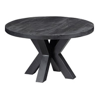 Mangohouten Salontafel Glendale Black 70 cm Mahom