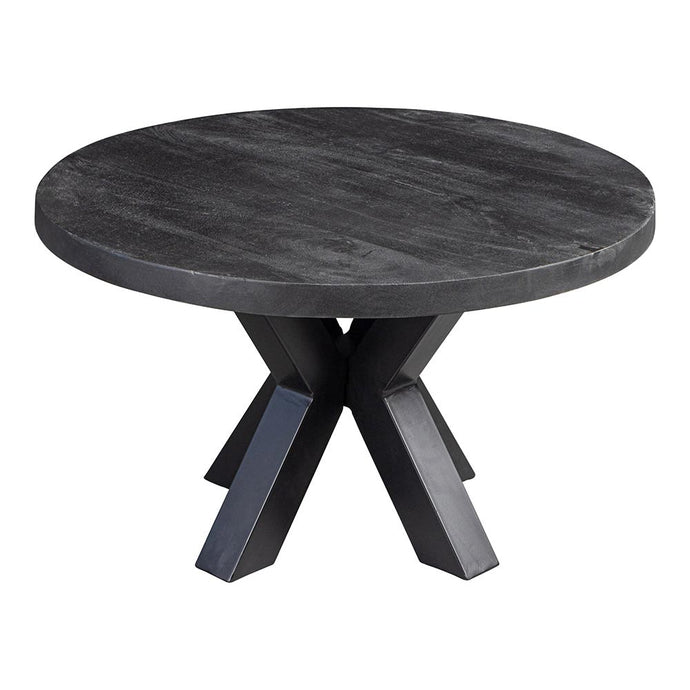 Mangohouten Salontafel Glendale Black 70 cm Mahom