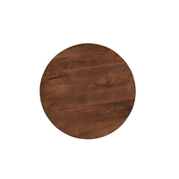 Mangohouten salontafel Nova donkerbruin rond 60 cm Mahom