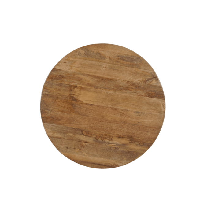 Mangohouten salontafel Nova rond 80 cm Mahom