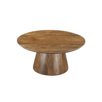 Mangohouten salontafel Nova rond 80 cm Mahom