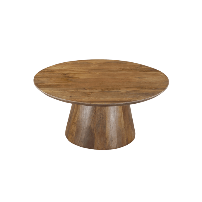 Mangohouten salontafel Nova rond 80 cm Mahom