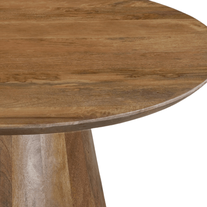 Mangohouten salontafel Nova rond 80 cm Mahom