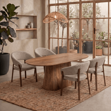 Mangohouten Eettafel Nova Capsule 160×90 cm Mahom