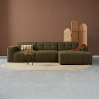 Bank Wave 3-zits Rechts Groen PEPP
