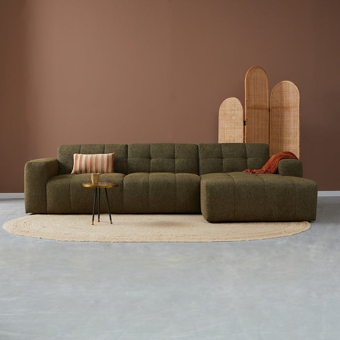 Bank Wave 3-zits Rechts Groen PEPP