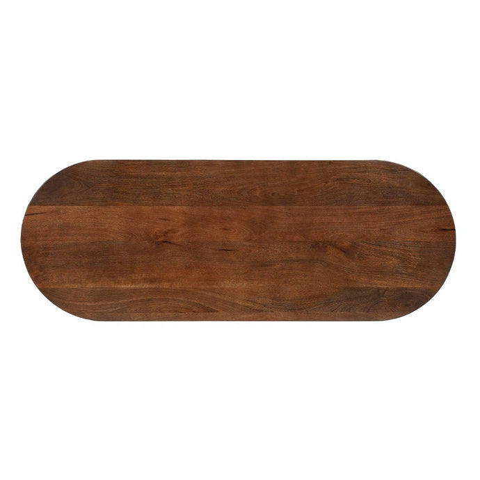 Mangohouten Sidetable Nova Capsule Donkerbruin 120 cm Mahom