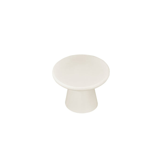 Salontafel Ovaal Savannah Microcement Kegelpoot 120 cm Beige Mahom