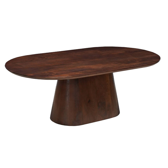 Mangohouten Salontafel Nova Capsule Donkerbruin 120 cm Mahom